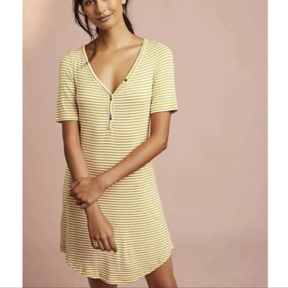 Anthropologie Pure + Good Henley summer dress. Size XS
